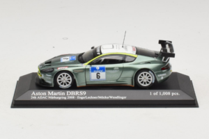 Aston Martin DBRS9 #6 M. Engel / K. Lechner ADAC 24 Hours Nurburgring 2008 Minichamps 1:43 400081306 Метал