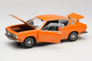 Audi 100 C1 Coupe S Оранжев Anson 1:18 30402 Метал — снимка 2 от 8