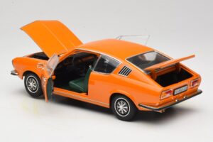 Audi 100 C1 Coupe S Оранжев Anson 1:18 30402 Метал — снимка 5 от 8