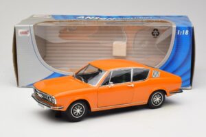 Audi 100 C1 Coupe S Оранжев Anson 1:18 30402 Метал — снимка 8 от 8