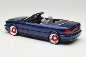 Audi 80 B4 Кабриолет Ming Синьо Metallic Custom Wheels Otto 1:18 OT806-C Смола — снимка 5 от 6