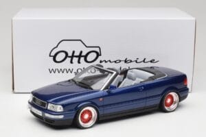 Audi 80 B4 Кабриолет Ming Синьо Metallic Custom Wheels Otto 1:18 OT806-C Смола — снимка 6 от 6