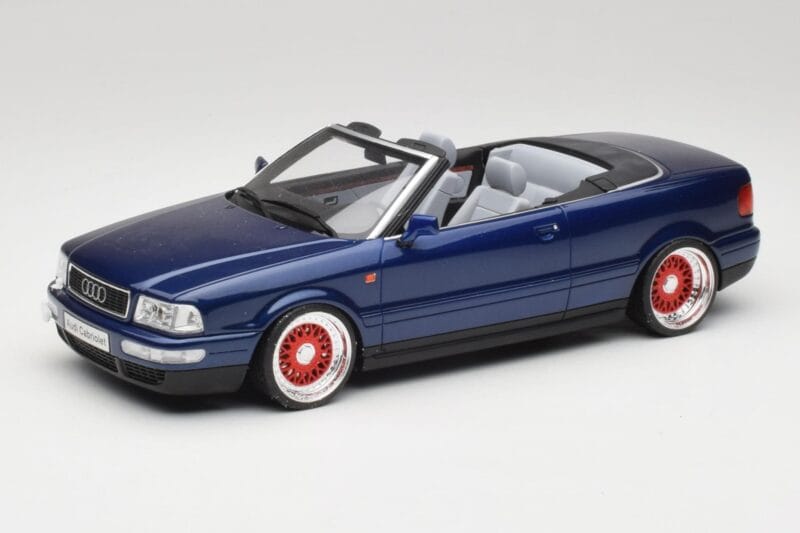 Audi 80 B4 Кабриолет Ming Синьо Metallic Custom Wheels Otto 1:18 OT806-C Смола