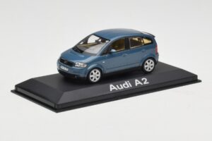 Audi A2 Blue Metallic Minichamps 1:43 20022200748005 Метал — снимка 2 от 4