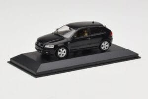 Audi A3 8P Black Metallic Minichamps 1:43 12000 Метал — снимка 2 от 4