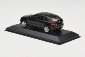Audi A3 8P Black Metallic Minichamps 1:43 12000 Метал — снимка 3 от 4