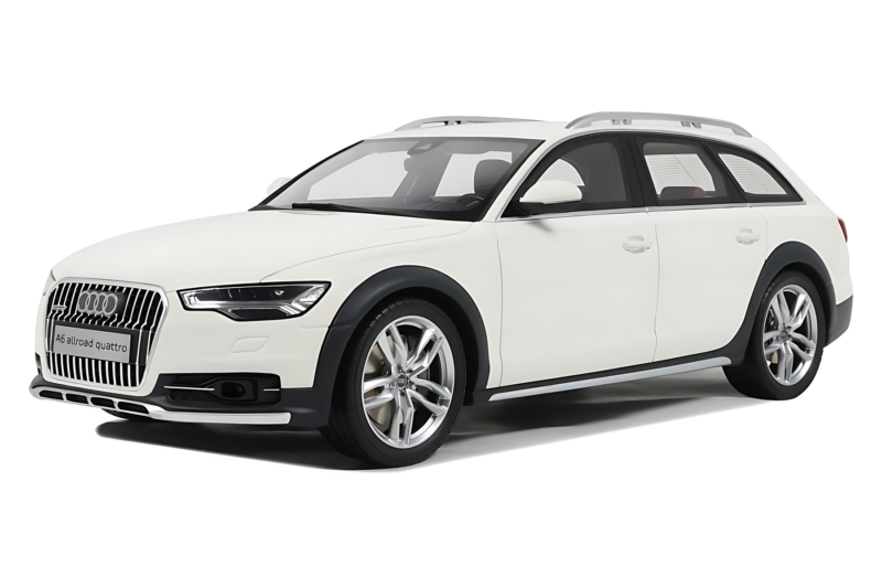 Audi A6 Allroad C7 Ibis White Otto 1:18 OT1286 Смола