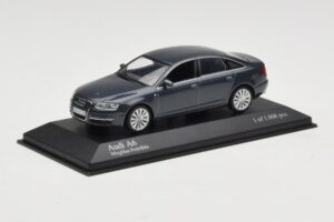 Audi A6 C6 Тъмносин Minichamps 1:43 5010406143 Метал — снимка 2 от 4