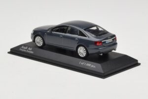 Audi A6 C6 Тъмносин Minichamps 1:43 5010406143 Метал — снимка 3 от 4