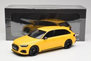 Audi RS4 B9 Avant 25-годишнина Vegas Жълт GT Spirit 1:18 GT935 Смола — снимка 6 от 6