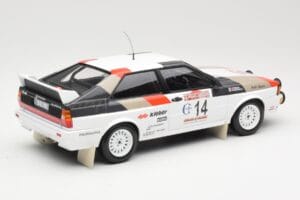 Audi Quattro #14 M. Mouton / F. Pons Winners Rally Sanremo 1981 Minichamps 1:18 155811114 Метал — снимка 2 от 6