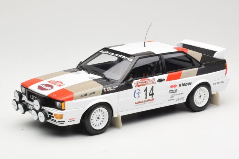 Audi Quattro #14 M. Mouton / F. Pons Winners Rally Sanremo 1981 Minichamps 1:18 155811114 Метал