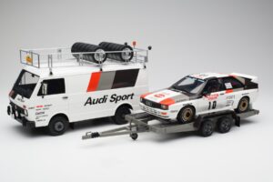 Audi Quattro A2 M. Mouton / F. Pons Tour de Corse 1983 С VW LT35 Otto 1:18 OT418 Смола
