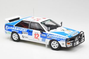 Audi Quattro A2 #12 H. Wittmann / R. Diekmann Safari Rally 1984 Sun Star 1:18 4246 Метал — снимка 6 от 8