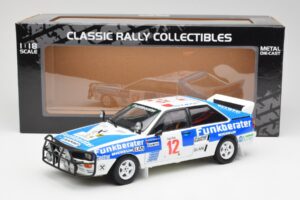 Audi Quattro A2 #12 H. Wittmann / R. Diekmann Safari Rally 1984 Sun Star 1:18 4246 Метал — снимка 8 от 8