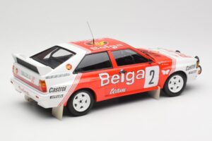 Audi Quattro A2 #2 B. Waldegård / H-T. Thorszelius Belga Team Winners Boucles de Spa 1985 Minichamps 1:18 155851102 Метал — снимка 2 от 6