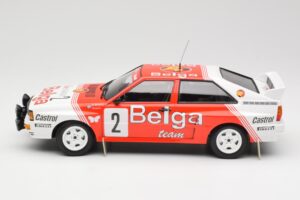 Audi Quattro A2 #2 B. Waldegård / H-T. Thorszelius Belga Team Winners Boucles de Spa 1985 Minichamps 1:18 155851102 Метал — снимка 3 от 6