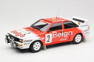 Audi Quattro A2 #2 B. Waldegård / H-T. Thorszelius Belga Team Winners Boucles de Spa 1985 Minichamps 1:18 155851102 Метал