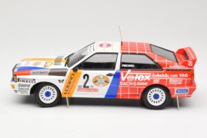 Audi Quattro A2 Schmidt Motorsport #2 H. Demuth / W. Lux Winners Hunsrück Rally 1984 Minichamps 1:18 155841102 Метал — снимка 3 от 6