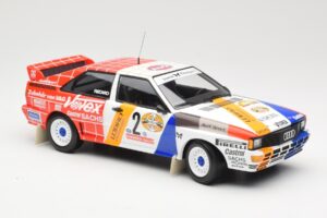 Audi Quattro A2 Schmidt Motorsport #2 H. Demuth / W. Lux Winners Hunsrück Rally 1984 Minichamps 1:18 155841102 Метал — снимка 4 от 6