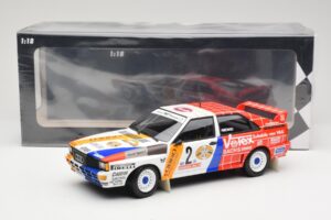 Audi Quattro A2 Schmidt Motorsport #2 H. Demuth / W. Lux Winners Hunsrück Rally 1984 Minichamps 1:18 155841102 Метал — снимка 6 от 6