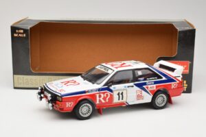 Audi Quattro #11 F. Wittmann / J. Pattermann Rally Acropolis 1986 Sun Star 1:18 4191 Метал — снимка 8 от 8