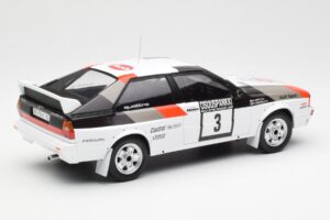 Audi Quattro #3 H. Mikkola / A. Hertz Rally Finland 1982 IXO 1:18 18RMC094A Метал — снимка 2 от 6