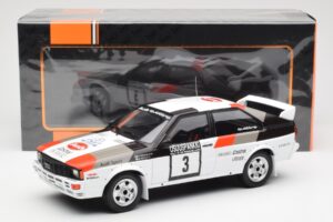 Audi Quattro #3 H. Mikkola / A. Hertz Rally Finland 1982 IXO 1:18 18RMC094A Метал — снимка 6 от 6