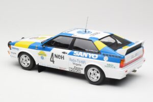 Audi Quattro #4 S. Blomqvist / B. Cederberg Audi Sport Sweden Winners International Swedish Rally 1982 Minichamps 1:18 155821 — снимка 5 от 6