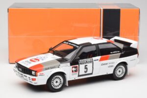 Audi Quattro #5 H. Mikkola / A. Hertz 1000 Lakes Rally 1982 IXO 1:18 18RMC094B Метал — снимка 6 от 6
