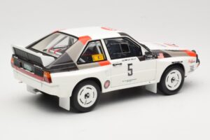 Audi Quattro Sport S1 #5 J. Buffum / N. Wilson Olympus Rally 1986 Otto 1:18 OT1159 Смола — снимка 2 от 6