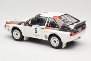 Audi Quattro Sport S1 #5 J. Buffum / N. Wilson Olympus Rally 1986 Otto 1:18 OT1159 Смола — снимка 5 от 6