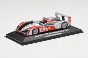 Audi R10 TDI #1 R. Capello / A. McNish / T. Kristensen 24 Hours of Le Mans 2007 Minichamps 1:43 5020700243 Метал — снимка 2 от 4