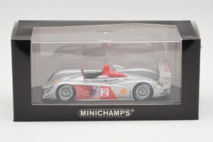 Audi R10 TDI #2 R. Capello / A. McNish Minichamps 1:43 AUDI002 Метал — снимка 4 от 4