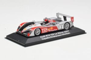 Audi R10 TDI LMP1 #2 R. Capello / T. Kristensen / A. McNish 24 Hours of Le Mans 2007 Minichamps 1:43 5020700223 Метал — снимка 2 от 4