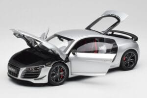 Audi R8 GT Type 42 Ice Сребрист Metallic Kyosho 1:18 09218IS Метал — снимка 2 от 8