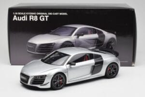Audi R8 GT Type 42 Ice Сребрист Metallic Kyosho 1:18 09218IS Метал — снимка 8 от 8