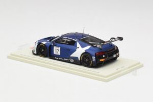 Audi R8 LMS GT3 #17 WRT M. Leonard / D. van der Linde / A. Riberas California 8 Hours 2018 Spark 1:43 US084 Смола — снимка 3 от 4