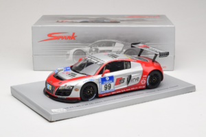 Audi R8 LMS #99 F. Biela / P. Kaffer / M. Fässler / M. Hennerici Phoenix Racing 24 Hours Nürburgring 2009 Spark 1:18 18S041 С — снимка 6 от 6