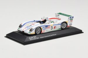 Audi R8 LMP1 #3 J. Lehto / M. Werner / T. Kristensen 24 Hours of Le Mans Winner 2005 Minichamps 1:43 400051303 Метал — снимка 2 от 4