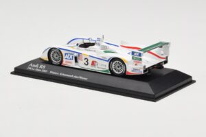 Audi R8 LMP1 #3 J. Lehto / M. Werner / T. Kristensen 24 Hours of Le Mans Winner 2005 Minichamps 1:43 400051303 Метал — снимка 3 от 4