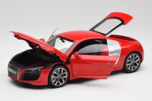 Audi R8 V10 Brilliant Червен Kyosho 1:18 09216RR Метал — снимка 2 от 8