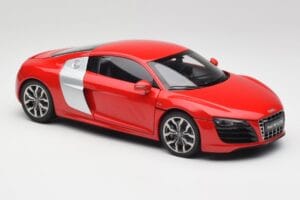 Audi R8 V10 Brilliant Червен Kyosho 1:18 09216RR Метал — снимка 6 от 8