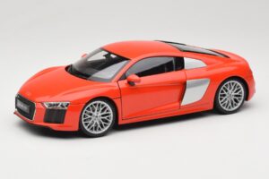Audi R8 V10 Червен Welly 1:18 18052W Метал