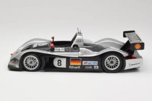Audi R8R LMP #8 F. Biela / E. Pirro / D. Theys 24 Hours of Le Mans 1999 Maisto 1:18 538881 Метал — снимка 4 от 8