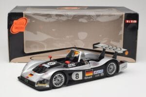 Audi R8R LMP #8 F. Biela / E. Pirro / D. Theys 24 Hours of Le Mans 1999 Maisto 1:18 538881 Метал — снимка 8 от 8