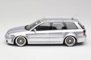 Audi RS4 B5 Avant Сребрист Custom Wheels Otto 1:18 OT521 Смола — снимка 3 от 6