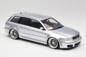 Audi RS4 B5 Avant Сребрист Custom Wheels Otto 1:18 OT521 Смола — снимка 4 от 6