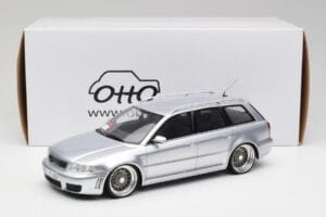 Audi RS4 B5 Avant Сребрист Custom Wheels Otto 1:18 OT521 Смола — снимка 6 от 6