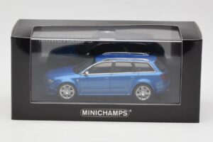 Audi RS4 B7 Avant Blue Metallic Minichamps 1:43 AUDI010 Метал — снимка 4 от 4